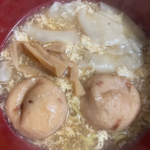 冷凍ワンタンを使った～ワンタン麺